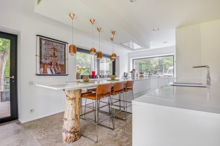 rénovation cuisine ouverte îlot central